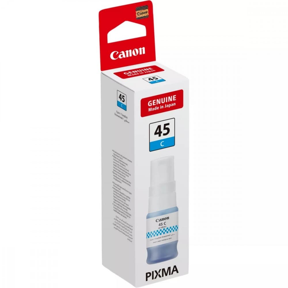 Flacon de cerneala (3K) Canon 45C Cyan (6285C001, GI45C)