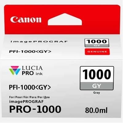Cartus de cerneala Canon PFI-1000GY Gray (0552C001, PFI1000GY)