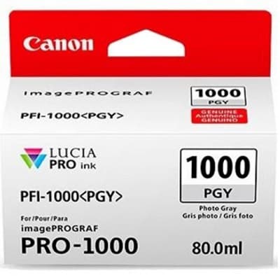 Cartus de cerneala Canon PFI-1000PGY Photo Gray (0553C001, PFI1000PGY)