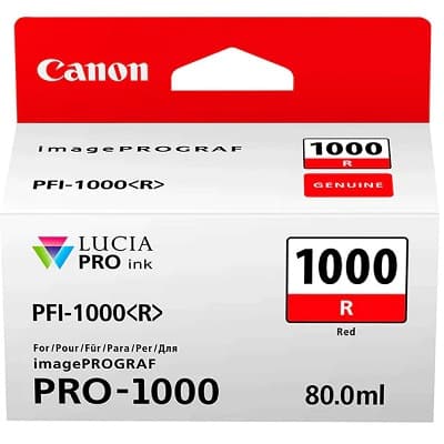 Cartus de cerneala Canon PFI-1000R Red (0554C001, PFI1000R)