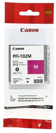 Cartus de cerneala Canon PFI-102M Magenta (0897B001, PFI102M)