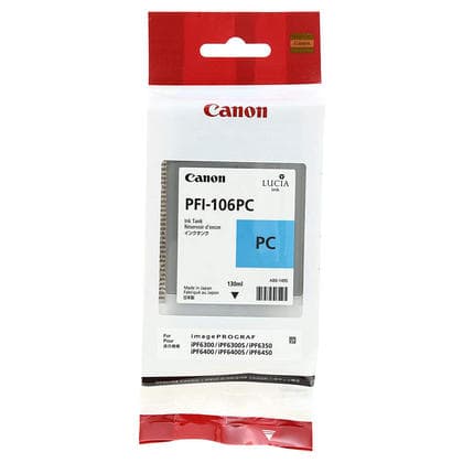Cartus de cerneala Canon PFI-106PC Photo Cyan (6625B001, PFI106PC)