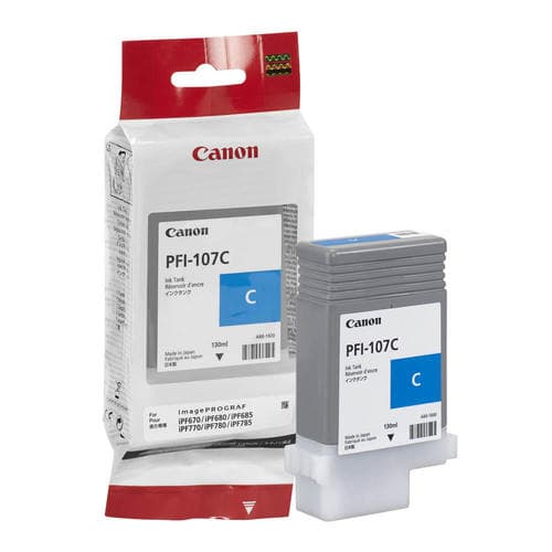 Cartus de cerneala Canon PFI-107C Cyan (6706B001, PFI107C)