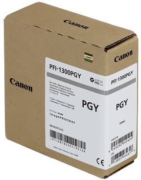 Cartus de cerneala Canon PFI-1300PGY Photo Gray (0818C001, PFI1300PGY)