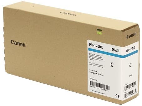 Cartus de cerneala Canon PFI-1700C Cyan (0776C001, PFI1700C)