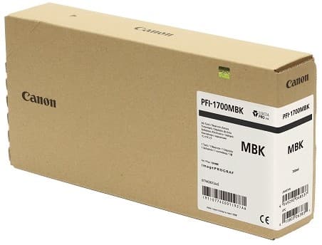Cartus de cerneala Canon PFI-1700MBK Matte Black (0774C001, PFI1700MBK)