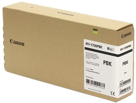 Cartus de cerneala Canon PFI-1700PBK Photo Black (0775C001, PFI1700PBK)