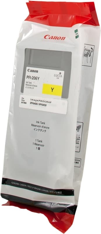 Cartus de cerneala Canon PFI-206Y Yellow (5306B001, PFI206Y)
