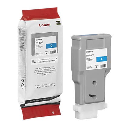 Cartus de cerneala Canon PFI-207C Cyan (8790B001, PFI207C)