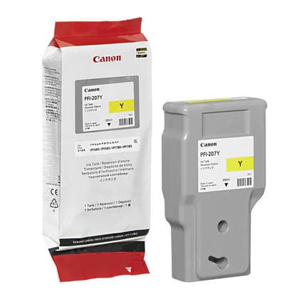Cartus de cerneala Canon PFI-207Y Yellow (8792B001, PFI207Y)