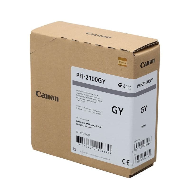 Cartus de Cerneala Canon PFI-2100GY Gray (5270C001AA, PFI2100GY)