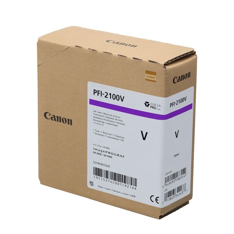 Cartus de Cerneala Canon PFI-2100V Violet (5274C001AA, PFI2100V)