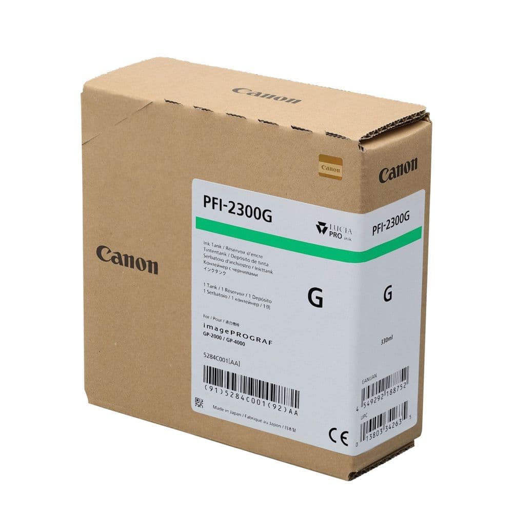 Cartus de Cerneala Canon PFI-2300G Green (5284C001AA, PFI2300G)