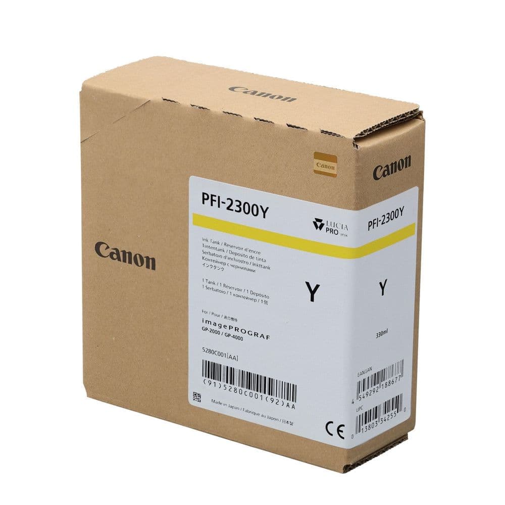 Cartus de Cerneala Canon PFI-2300Y Yellow (5280C001AA, PFI2300Y)