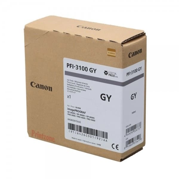 Cartus de Cerneala Canon PFI-3100GY Gray (6426C001AA, PFI3100GY)