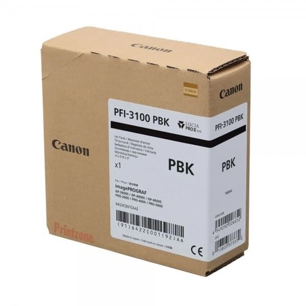 Cartus de Cerneala Canon PFI-3100PBK Photo Black (6422C001AA, PFI3100PBK)