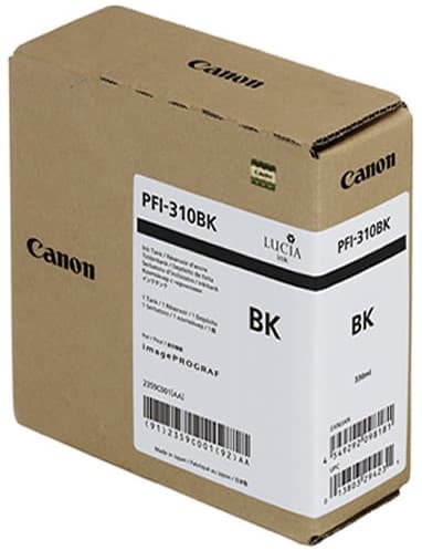 Cartus de cerneala Canon PFI-310BK Black (2359C001, PFI310BK)