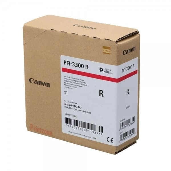 Cartus de Cerneala Canon PFI-3300R Red (6438C001AA, PFI3300R)