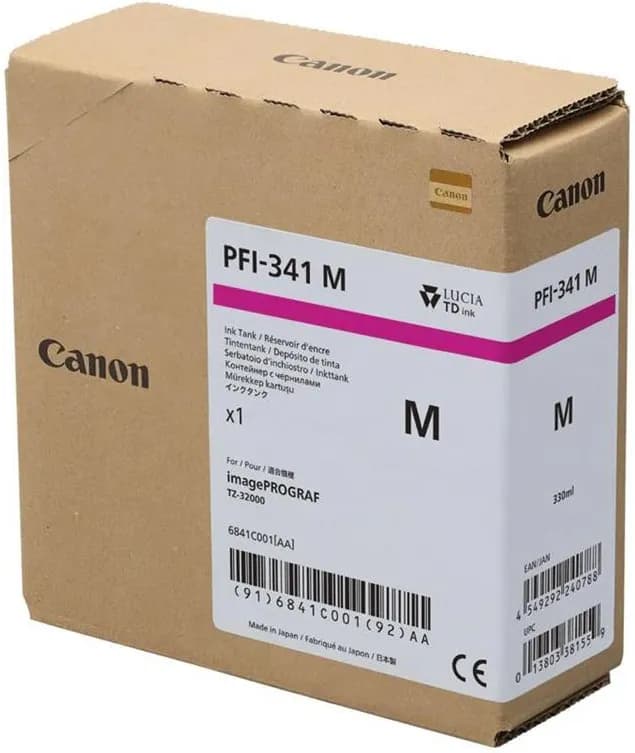Cartus de Cerneala Canon PFI-341M Magenta (6841C001AA, PFI341M)