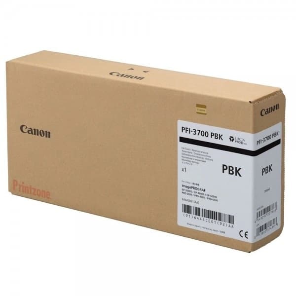 Cartus de Cerneala Canon PFI-3700PBK Photo Black (6444C001AA, PFI3700PBK)
