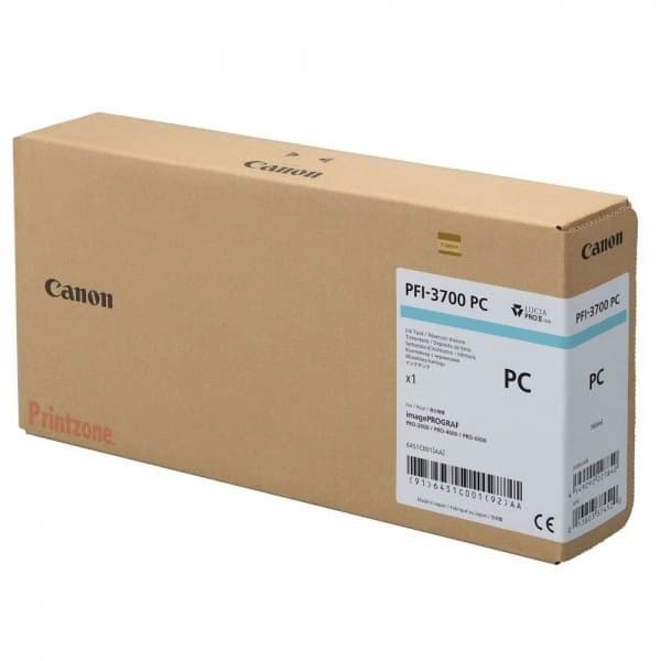Cartus de Cerneala Canon PFI-3700PC Photo Cyan (6451C001AA, PFI3700PC)