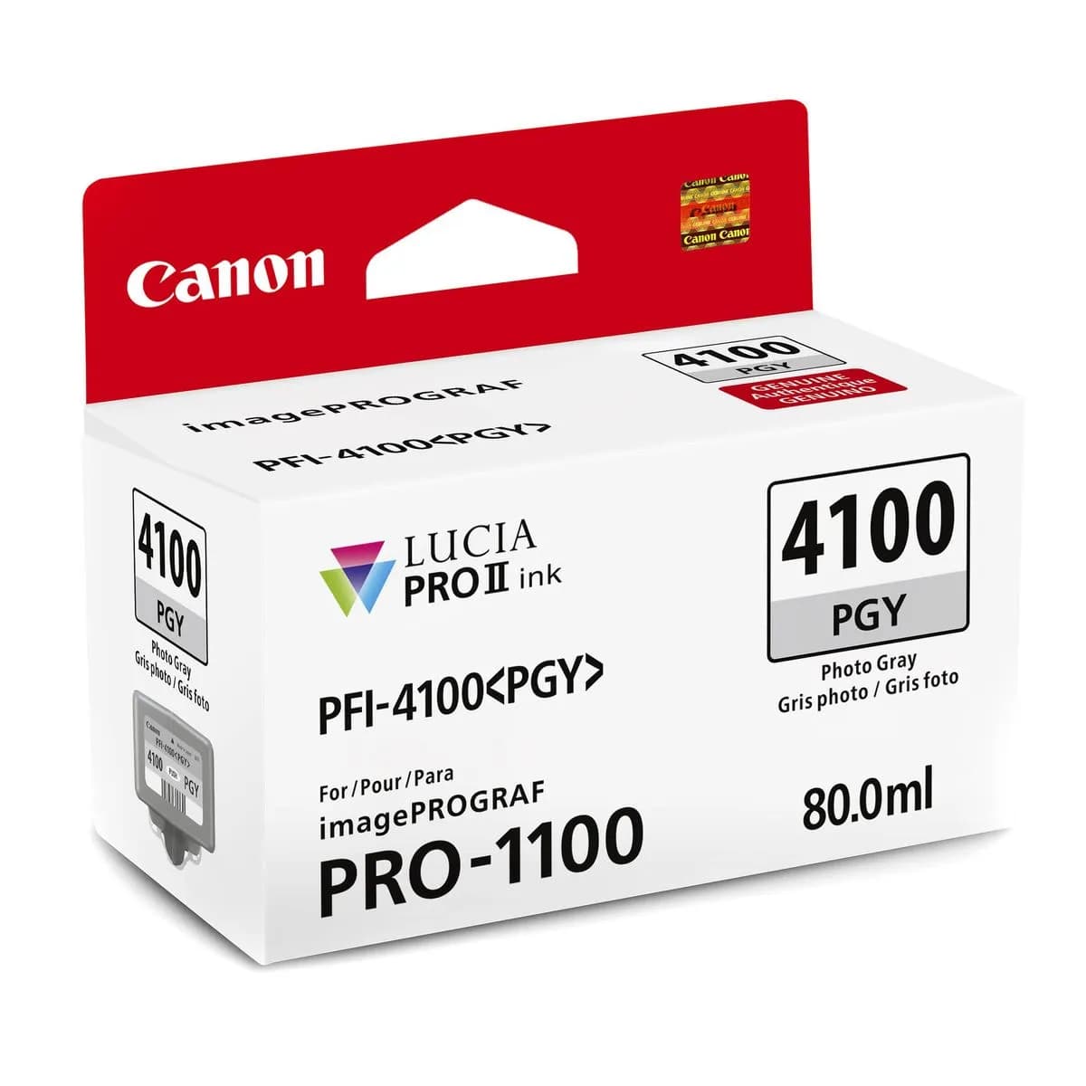 Cartus de Cerneala Canon PFI-4100PGY Photo Gray (6784C001AA, PFI4100PGY)