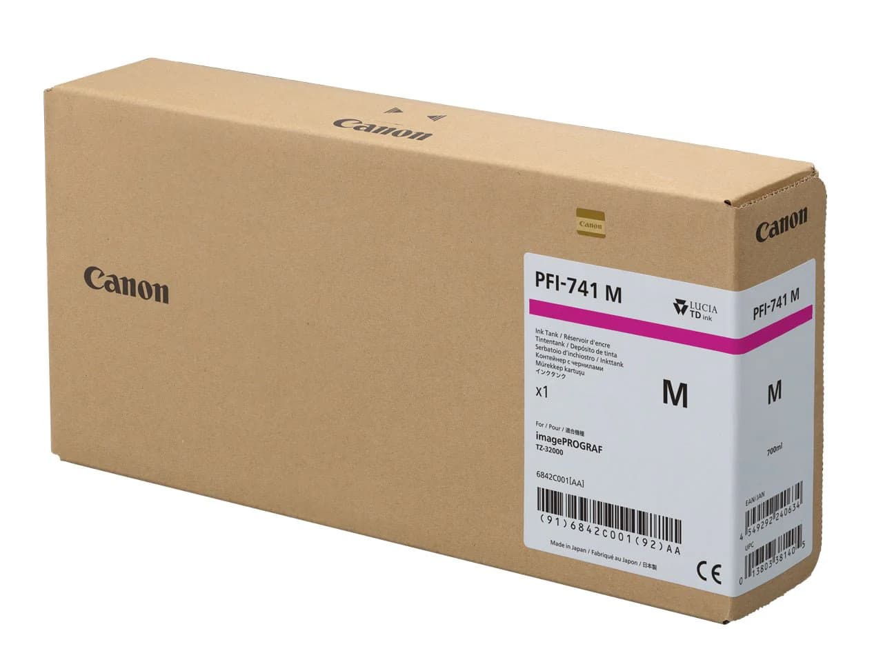 Cartus de Cerneala Canon PFI-741M Magenta (6842C001AA, PFI741M)