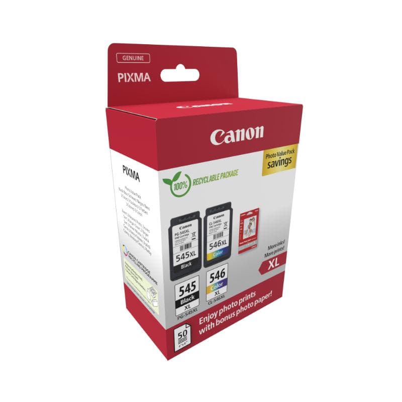 Pachet cartuse de cerneala Canon PG-545XL/ CL-546XL Photo Value pack (8286B011AA)
