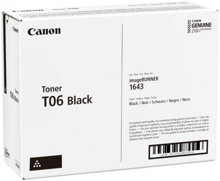 Cartus de toner (20.5K) Canon T06 Black (3526C002, CRG-T06, CRGT06)
