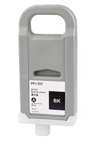 Cartus compatibil Canon PFI-707BK Black (9821B001) 700ml imagePROGRAF iPF830 / iPF840 / iPF850