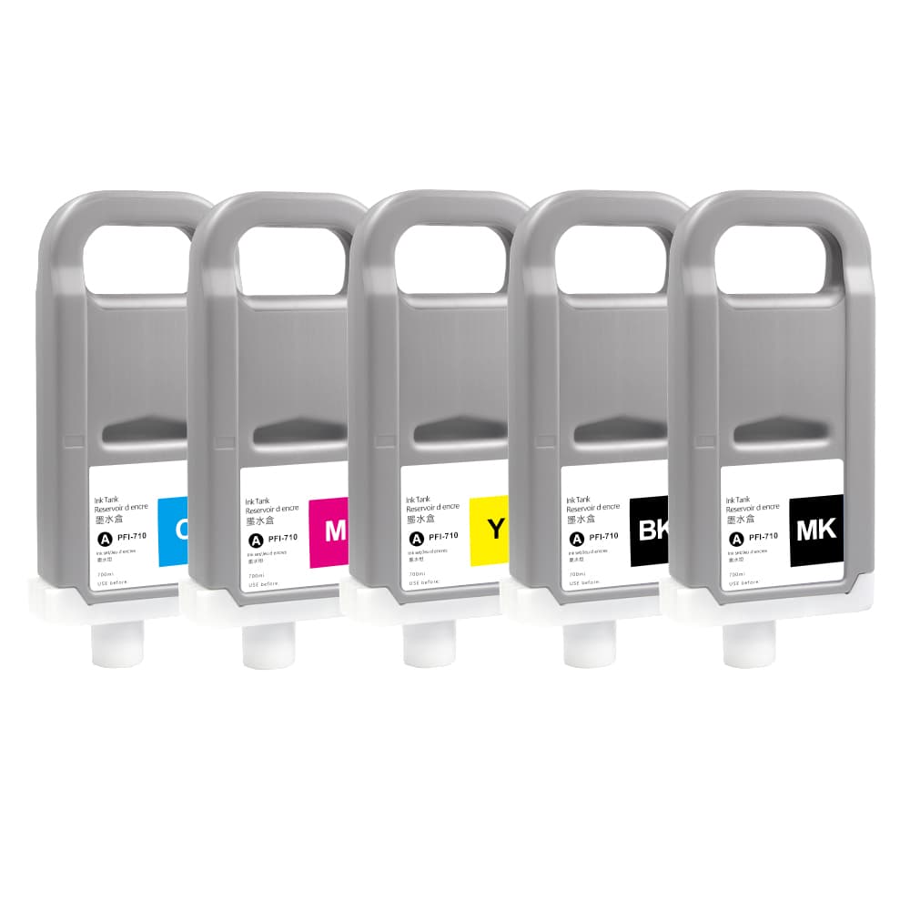 Pachet de cartuse compatibile Canon PFI-710 (700ml)