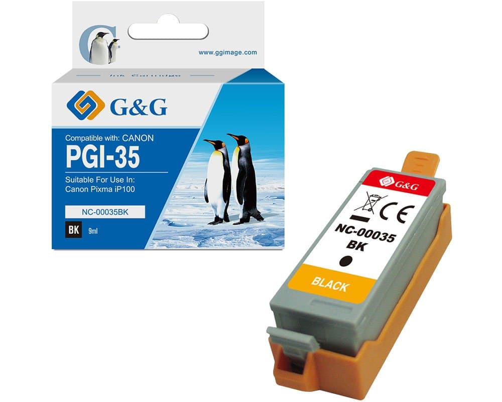 Cartus Premium G&G Canon PGI-35BK Black (1509B001, PGI35BK)