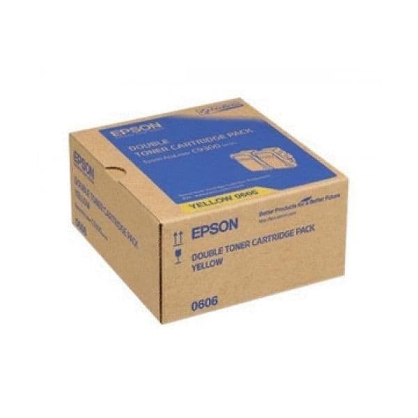 Cartus de toner x2 (15K) Epson 0606 Double Pack Yellow (C13S050606)