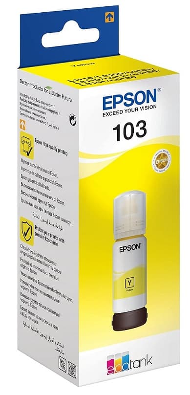 Flacon cerneala original Epson 103 Yellow (C13T00S44A)
