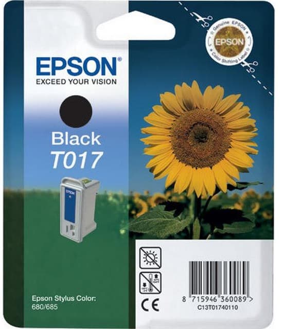 Cartus de cerneala original Epson T017 Black (C13T01740110)