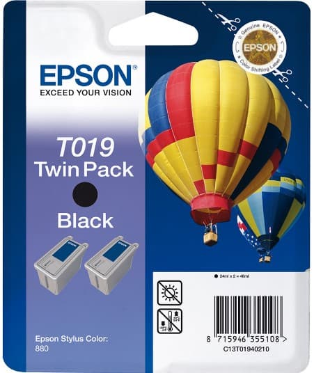 Set cartuse de cerneala originale Epson T0194 Black Multipack (C13T01940210)