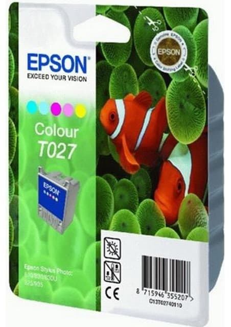 Cartus de cerneala original Epson T027 Multipack (C13T02740110)