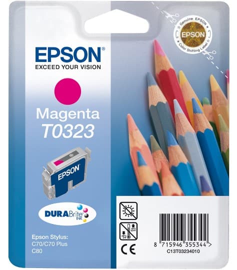 Cartus de cerneala original Epson T0323 Magenta (C13T03234010 )
