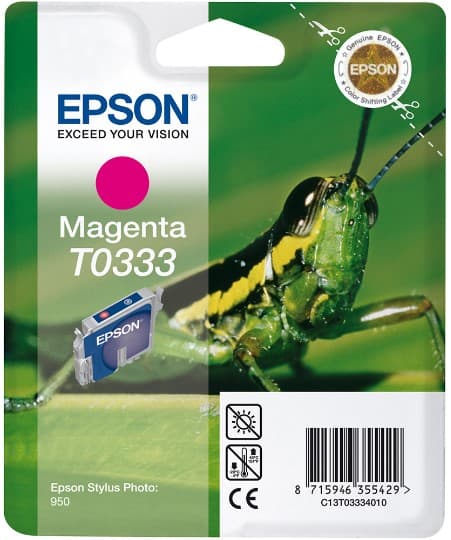 Cartus de cerneala original Epson T0333 Magenta (C13T03334010)