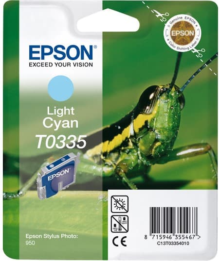 Cartus de cerneala original Epson T0335 Light Cyan (C13T03354010)