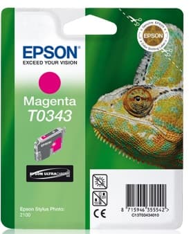 Cartus de cerneala original Epson T0343 Magenta (C13T03434010)
