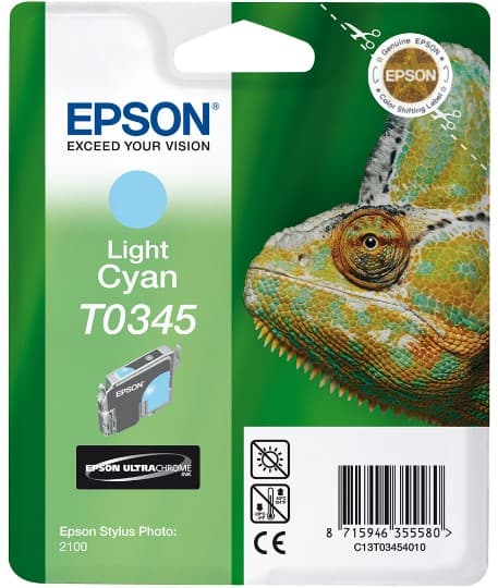 Cartus de cerneala original Epson T0345 Light Cyan (C13T03454010)