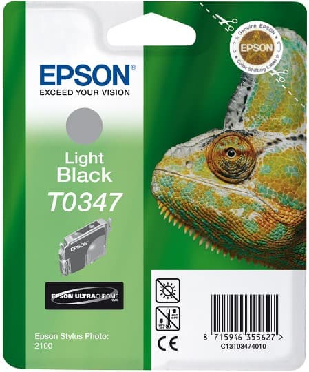 Cartus de cerneala original Epson T0347 Light Black (C13T03474010)