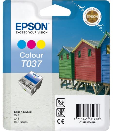 Cartus de cerneala original Epson T037 Color (C13T03704010)