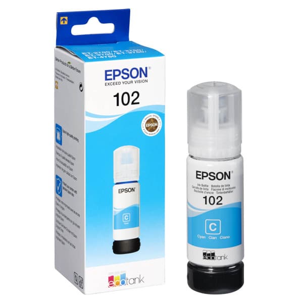 Flacon cerneala (6K) Epson 102 Cyan (C13T03R240)