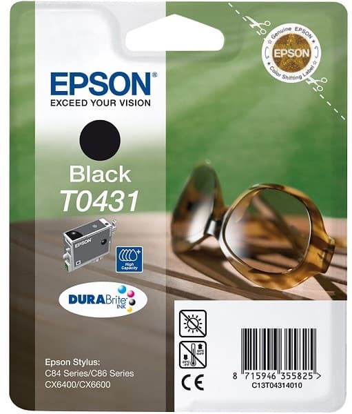 Cartus de cerneala original Epson T0431 Black (C13T043140)