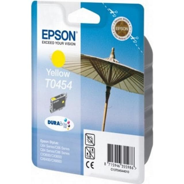 Cartus de cerneala original Epson T0454 Yellow (C13T04544010)
