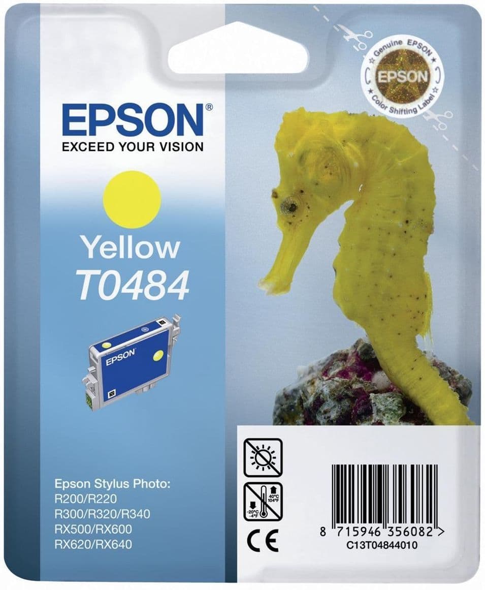 Cartus de cerneala original Epson T0484 Yellow (C13T048440)