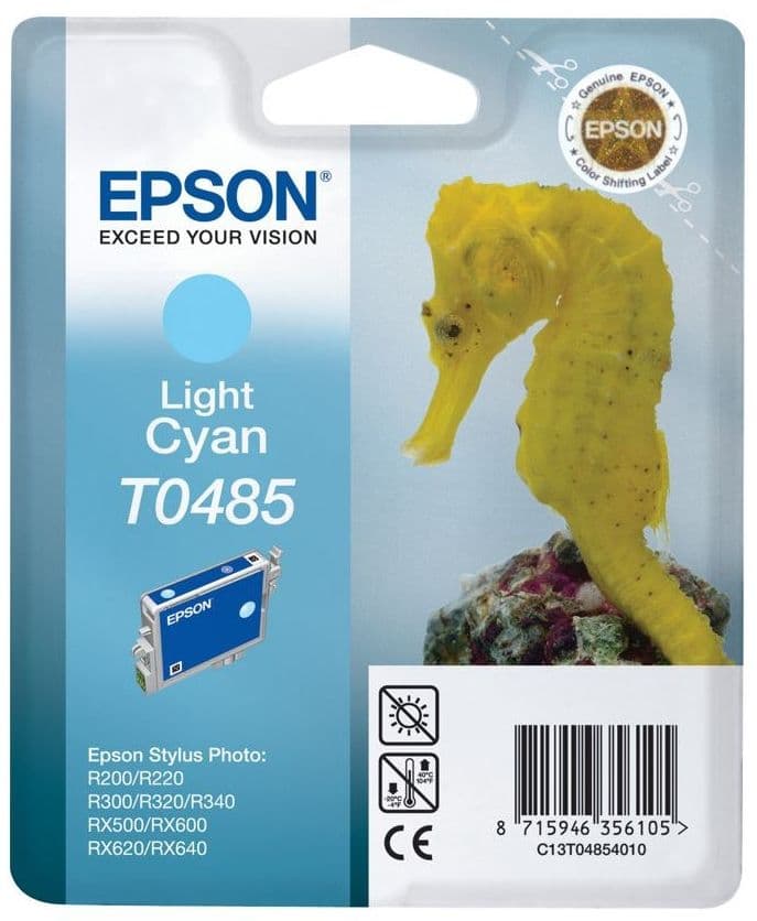 Cartus de cerneala original Epson T0485 Light Cyan (C13T048540)