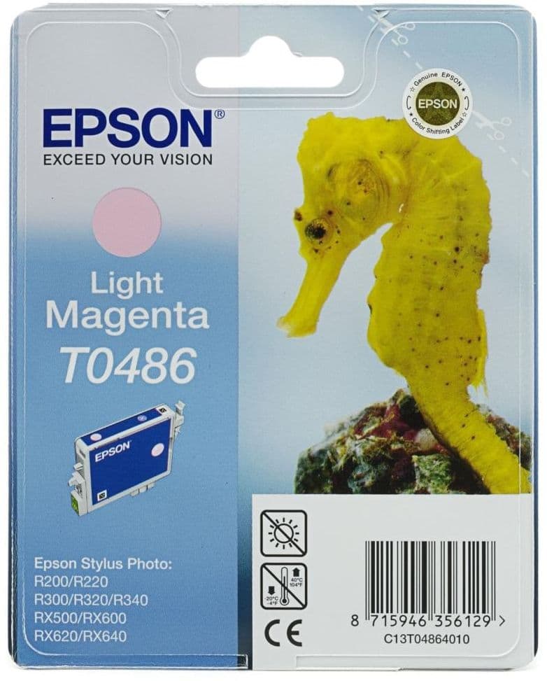 Cartus de cerneala original Epson T0486 Light Magenta (C13T048640)